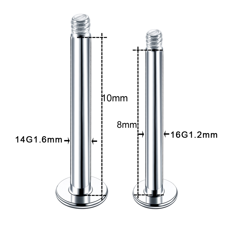 100pcs/lot Steel Earring Barbe - Body Jewelry Replacement Ball 评论和价格