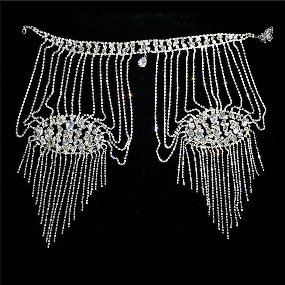 Luxurious Design Rhinestone Sh - Body Jewelry Necklace 评论和价格