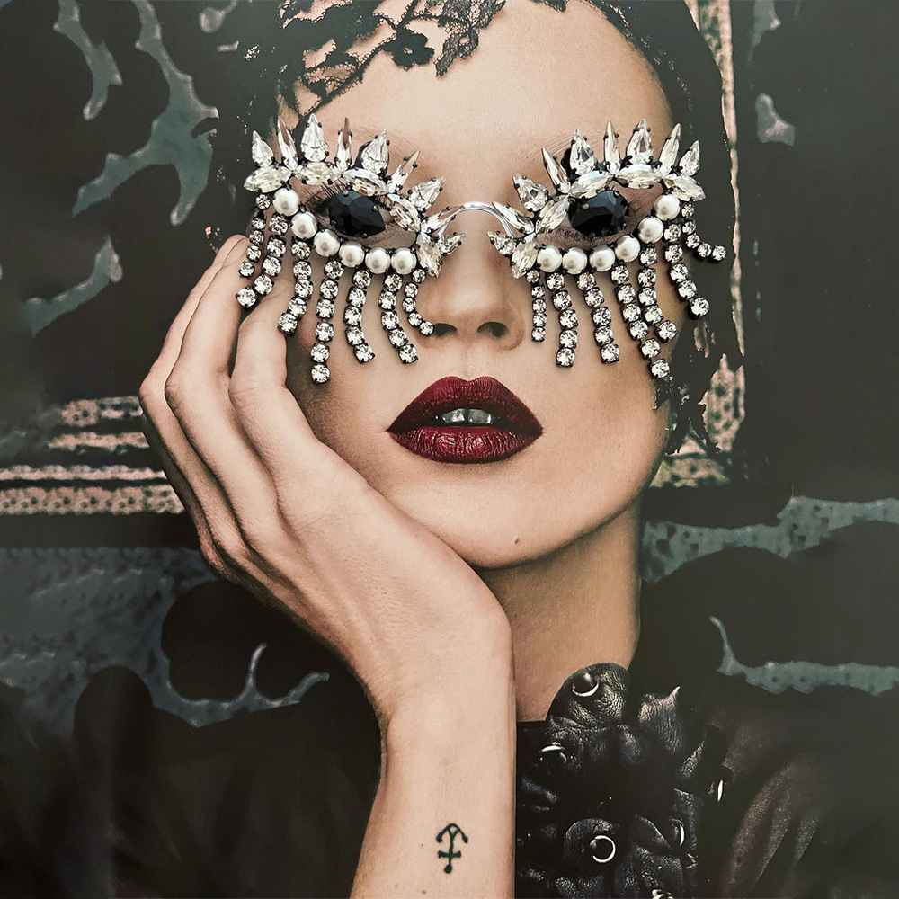 Stonefans Tassel Glasses Frame - Body Jewelry Retainers 评论和价格