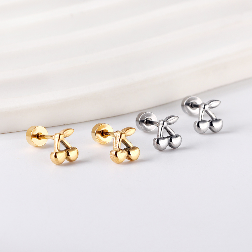 LUXUKISSKIDS 1pairs Small Ear  - Body Jewelry Surgical Steel 评论和价格
